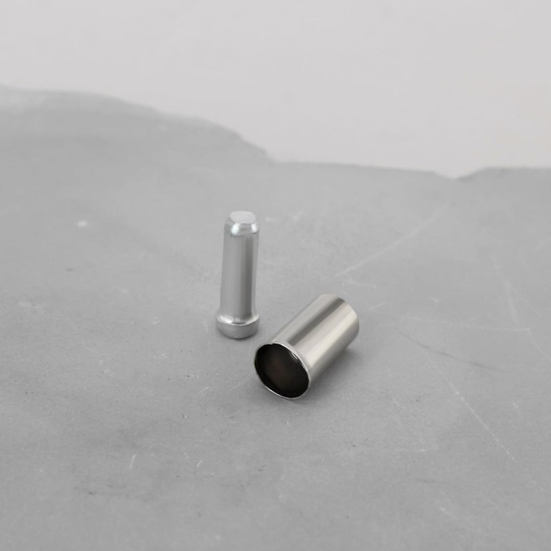 ECSiNG 100pcs Bicycle Brake Cable End Caps Set 5mm Mountain