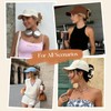 6 Pcs Hat Claw Clip for Women, Hat-Friendly Claw Clips