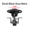 Dzus Small Push Button Retro Quick Latch Release Black 1.050
