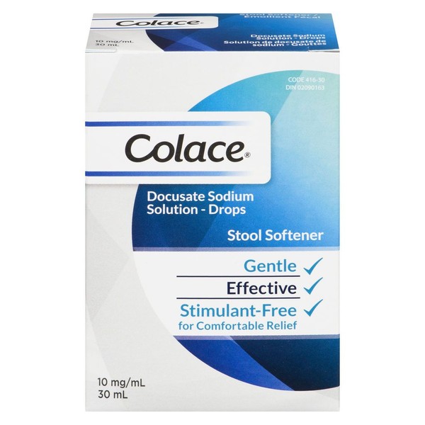 COLACE STOOL SOFTENER DROPS, 30ML