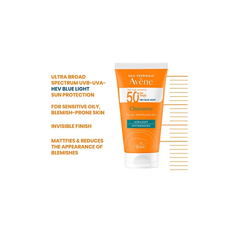 Avene Cleanance, Protector Solar FPS 50, 50ml