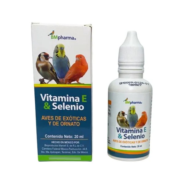 Vitamina E Y Selenio Vitamínico Aves De Compañía Y Exóticas