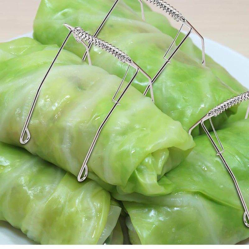 Yeenano Roulade Clips 10 Pieces Stainless Steel Silver