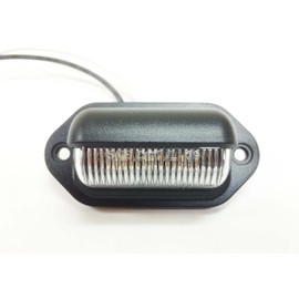 LIBRA LED License Plate Light for Trailer RV Truck Interior Step Light, Black- 24036