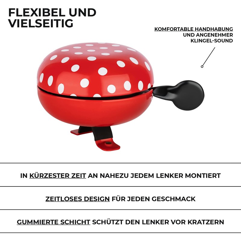 Urban Zweirad bicycle bell, Big Mama (large), bell for Dutch