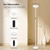 Bricosmocon Stepless Dimmable Floor Lamp,30W 3000LM Super Bright LED Torchiere