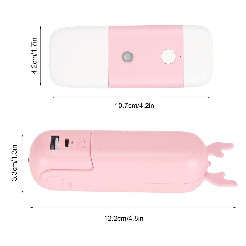 Handheld Fan Mini Small Folding USB Rechargeable Mobile Water Replenisher