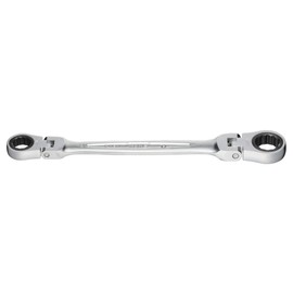 TONE RMFW-1317 Double Head Ratchet Offset Wrench Double Sided Width 0.5 x 0.7 inches (13 x 17 mm)