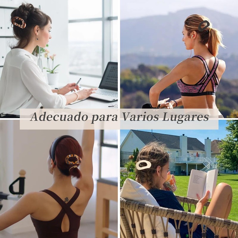 Horquillas planas Para Cabello, Pasadores Mujer, Cómodas Pinzas para el