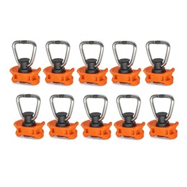 YEHEI 10pcs Single End Fitting for Airline Rail End Fitting Lashing Rail Fitting Airline Rail Single Stud L-Track Fitting