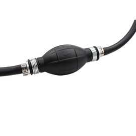5/16 Marine 8MM Universal Rubber Pump Hose Assembly 8MM Fuel Line with Primer Bulb Compatible with Marine Outboard Boat Motor RVs