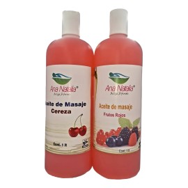 Aceites De Masaje En Kit De 2 Pz De 1 Lt C/u Ana Natalia