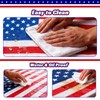 NUOLAN 6FT American Flag Picnic Table Cover with Bench Covers