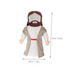 SUPVOX 1Pc Plush Jesus Throw Pillow Cute Cartoon Cushion for