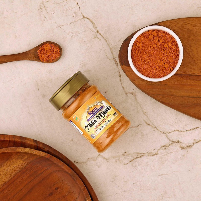 Rani Tikka Masala Indian 7-Spice Blend 3oz (85g) PET Jar