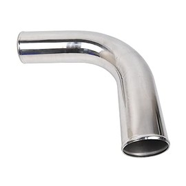 LTI Universal 4 inch Outside Diameter 90 Degree Elbow Aluminum Pipe Polished (4" 90 Degree)