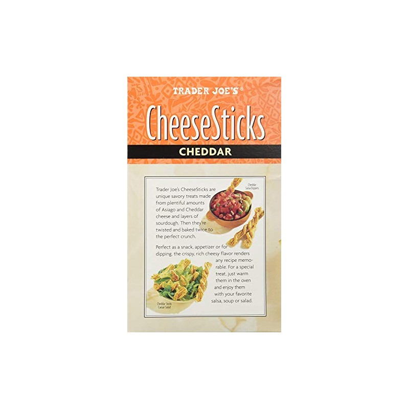 Trader Joe's Sharp Cheddar Sourdough Cheese Sticks, 4 Pack