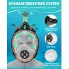 Zacsync Snorkel Set Adult Full Face Snorkel Mask, Masque De