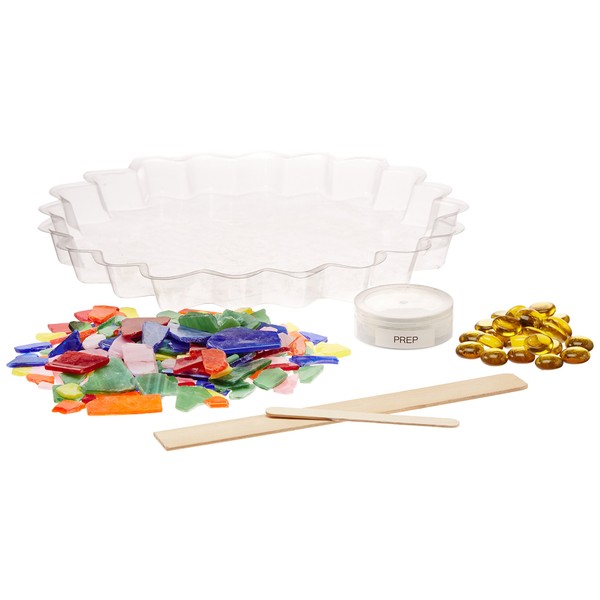 Midwest Products Co. Mosaic Stepping Stone Kit, Daisy