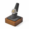 Papten Wooden Single Finger Ring Display Stand Solid Wood Jewelry