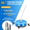 LidoDola 20'' Pressure Washer Surface Cleaner with 4 Wheels -