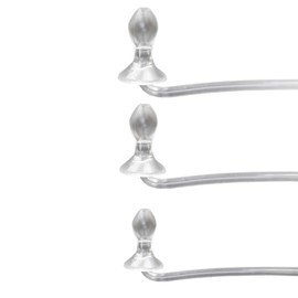 Hearing360 Olivenförmige Kuppeln Anti-Rückmeldung mit Röhrchen für BTE/Kuppeln für Hörgeräte (L)