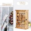 Ibnotuiy Fishing Lures Storage Display Case Wall Cabinet Tackle Box