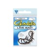 Gamakatsu Bundle: Fishing Live Bait Hooks - Size 1/0 (6