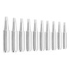 10Pcs Solder Iron Tip Brass Internal Heating Lead Free Soldering