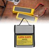 Lipo Battery Safety Bag Grey Fireproof Explosion Proof Battery Guard