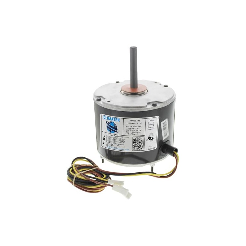 1185924 - ClimaTek Upgraded 1/4 HP Condenser Fan Motor Fits