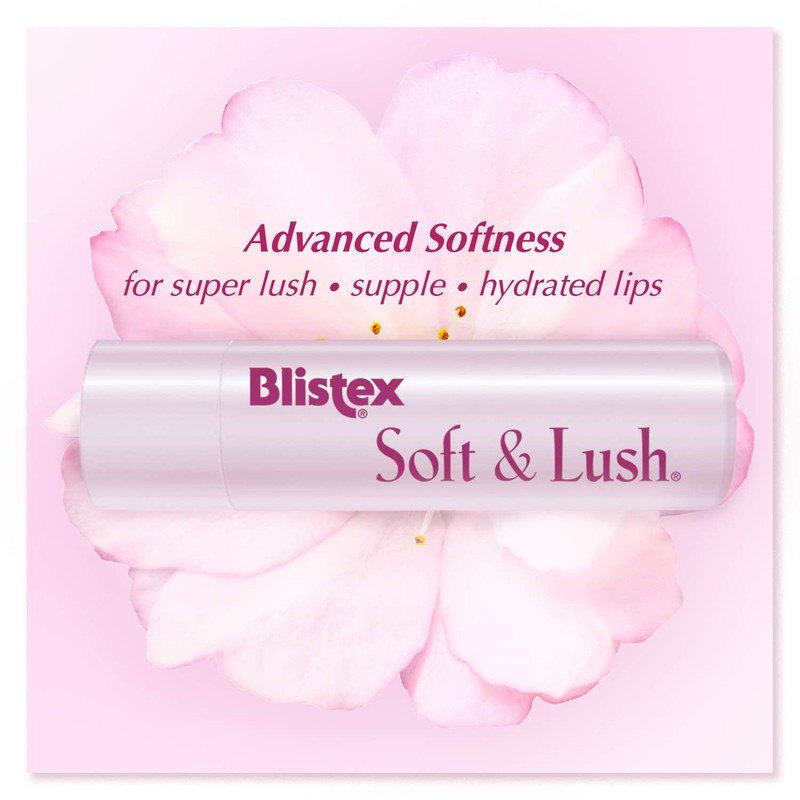 Blistex Soft & Lush Lip Balm, 0.13 oz (Pack of