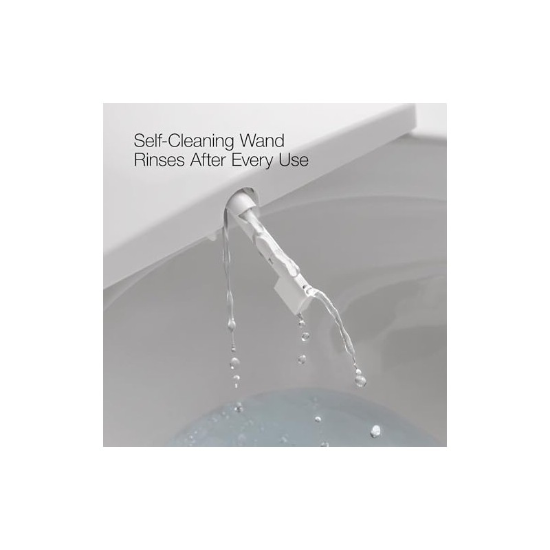 Kohler PureWash M100 Manual Elongated Bidet Attachment For Toilet Seat,