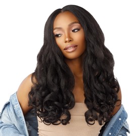 Sensationnel Curls kinksandco clip in - top lady 18 inch easy to use clips for natural 3c to 4c hair textures (S1B/350)