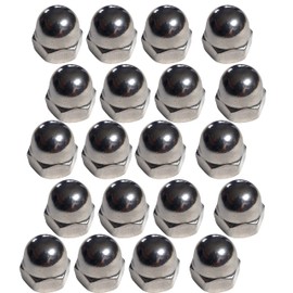 M5 Dome Nuts Marine Grade Acorn Style in A4 Stainless Steel 316 – Corrosion Resistant Fasteners (Pack of 20)