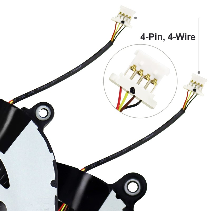 S-Union New CPU+GPU Cooling Fan Replacement for Nitro 5 AN515-43,