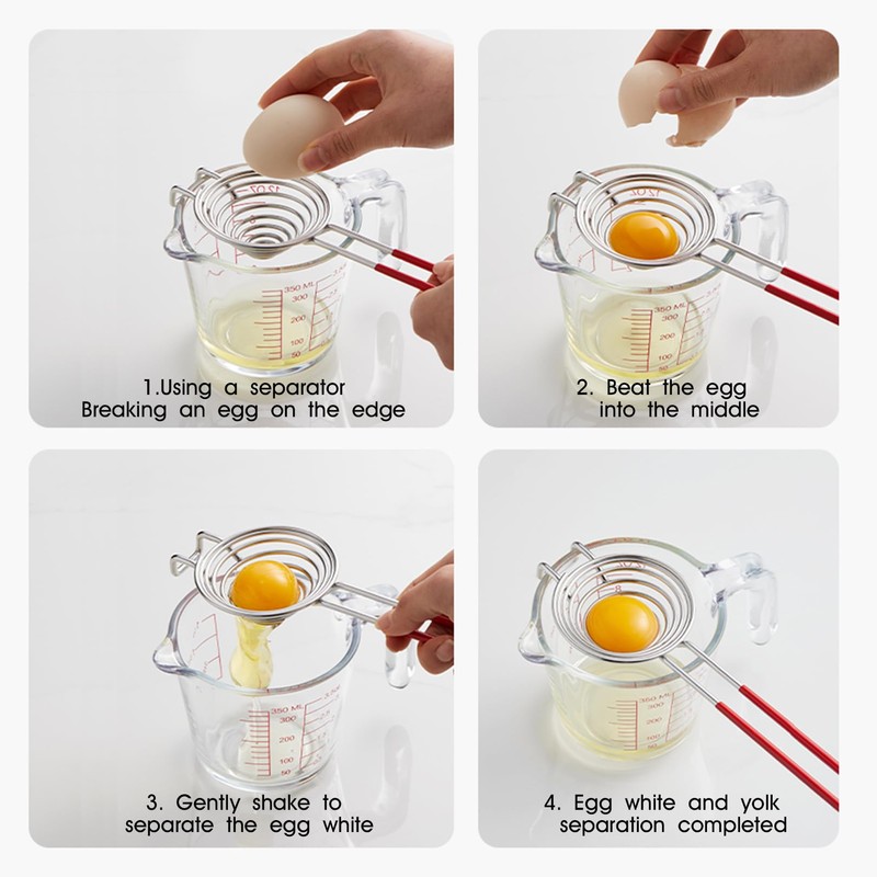 Jasminum Egg Separator, Egg Separator, Stainless Steel Egg Separator, Egg