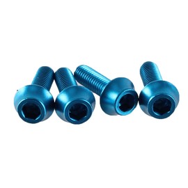 Wolf Tooth Precision Anodized Water Bottle Cage Bolts - 4 Pcs. Teal