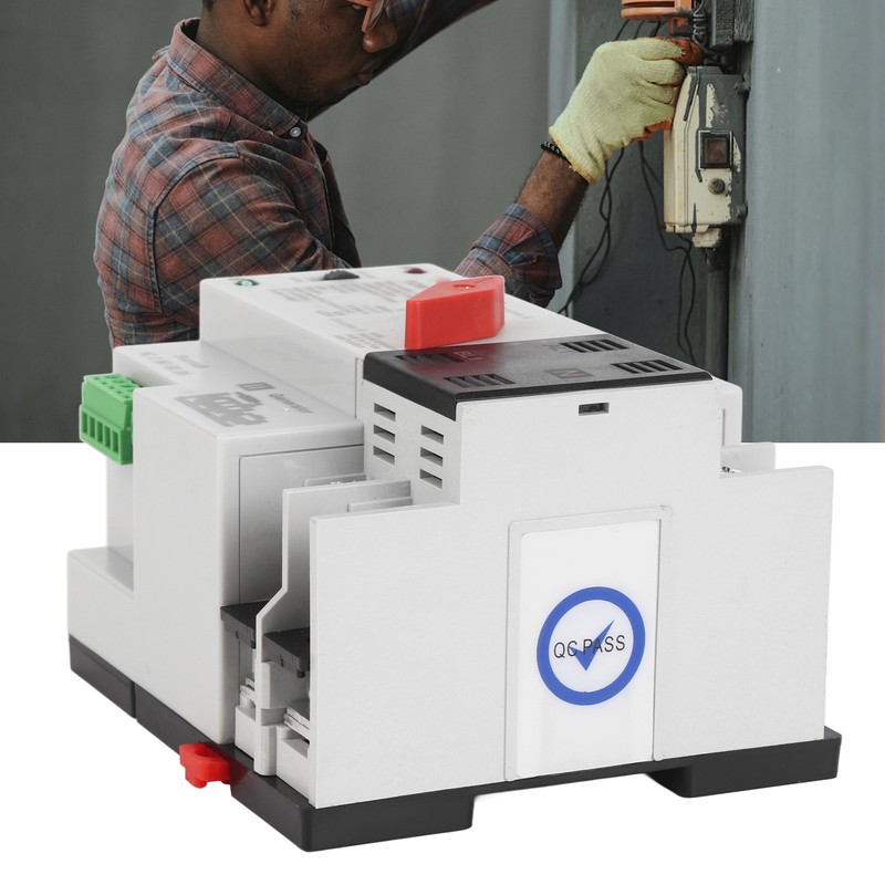 Dual Power Automatic Switch 2P 8KV 2 Modes Power Transfer