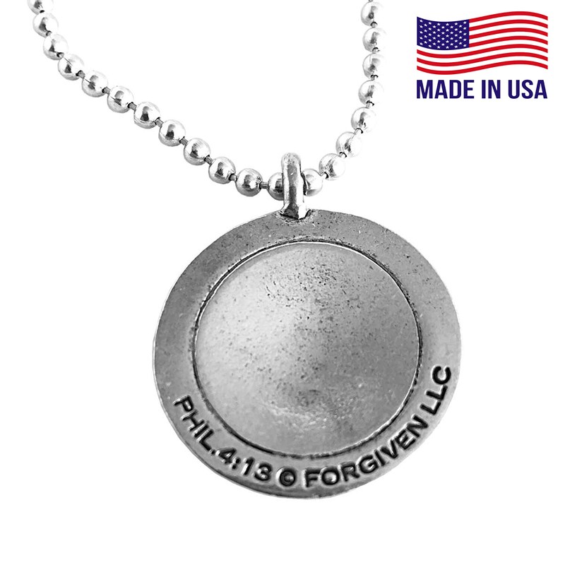 FORGIVEN JEWELRY Baseball Necklace I Can Do All Things Through