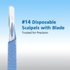 Swann Morton #14 Disposable Surgical Scalpel with Blade - Sterile