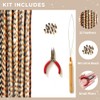 Natural Hair Feathers Kit, Feather Hair Extensions - Real Rooster