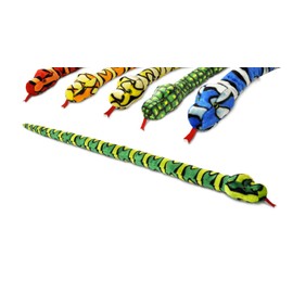 150cm 5ft soft toy snake - 6 assorted cuddly plush designs, 1 sent out at random - Keel Toys