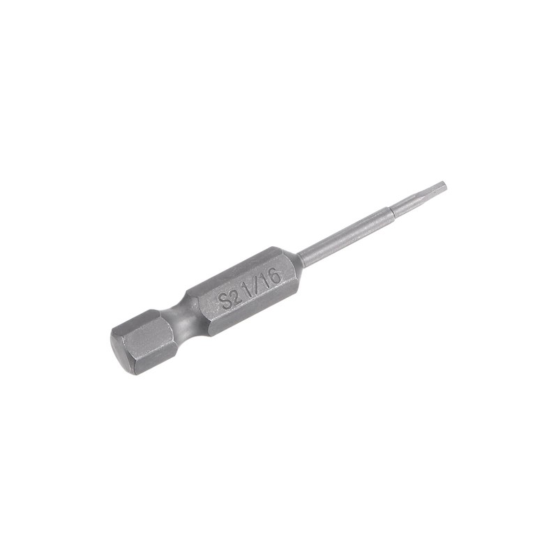 HARFINGTON 1/16" Hex Screwdriver Bit SAE 1/4" Hex Shank 2"