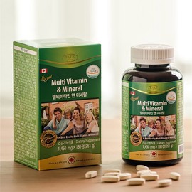 에버그린 멀티비타민 앤 미네랄 1,450mgx180정(6개월분) Evergreen Multivitamin and Mineral 1,450mg x 180 Tablets (6-Month Supply)