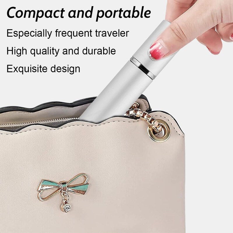 FMYODWU Parfümzerstäuber, Parfümzerstäuber nachfüllbar, füllbare leere Mini-Parfümflasche für unterwegs mit