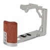 Camera Cage with Wood Handle Anodized Anti Slip Easy To
