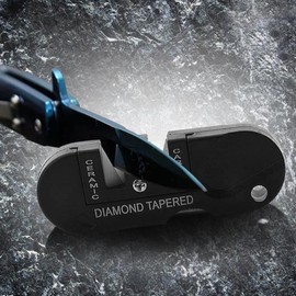 4-in-1 Portable Knife Sharpener, 1 Count Safe & Efficient Tool for Sharpening, Solocamping, Bikepacking, Glamping