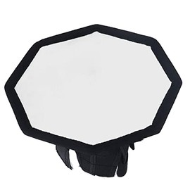 KIMISS Softbox para Fotografía, 20cm Softbox Plegable Caja de Luz de la CáMara, Softbox Octagonal para Luz con Bolsa de Almacenamiento