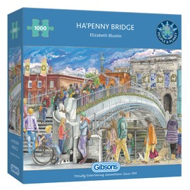 Gibsons Puzzle by - Puzzle: 1000 Ha'penny Bridge – 1000 Piece Puzzles for Kids and Adults – Ages 12+